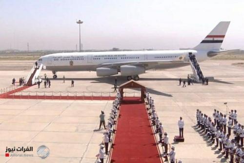 صور حصرية لمرافقة صقور الجو العراقي طائرة الرئيس المصري