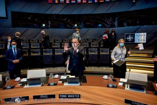 الكاظمي لممثلي الناتو: نؤكد التزامنا بضمان انتخابات حرّة ونزيهة وعادلة