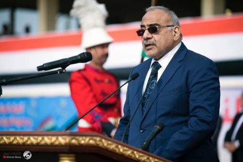 عبد المهدي: الجيش العراقي هو ابن الشعب ولا يمكن ان يكون أداةً للقمع او يتدخل في الشؤون السياسية