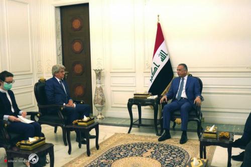 فرنسا تؤكد دعمها لقرارات الحكومة العراقية والكاظمي يتطلع لزيارة ماكرون
