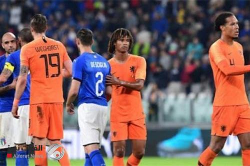 التشكيل الرسمي لمواجهة هولندا وإيطاليا في دوري الأمم الأوروبية