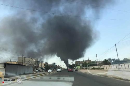 بالصور.. توضيح رسمي لسحب الدخان جنوبي بغداد