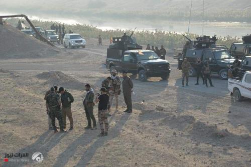 بالصور.. إطلاق عملية أمنية لتأمين جزيرة الكرمة والعثور على مضافات لداعش
