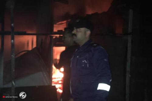 بالفيديو.. اخماد حريق "ضخم" في منزل بمنطقة الصالحية