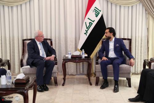 الحلبوسي يؤكد للمالكي سعي العراق لاستخدام الإمكانات البرلمانية لدعم القضية الفلسطينية