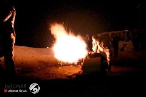 مدفعية الحشد تعالج تحركات داعش شرق صلاح الدين