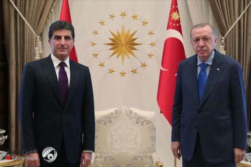 بارزاني وأردوغان يعقدان اجتماعاً مغلقاً لـ 75 دقيقة