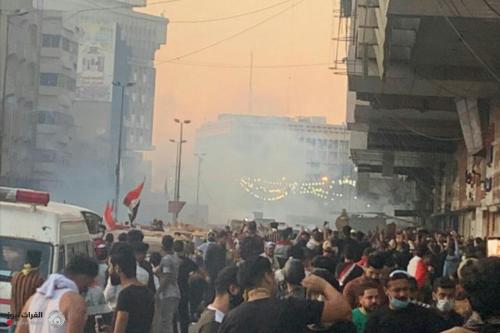 إستشهاد وإصابة 84 متظاهراً في ساحة الخلاني
