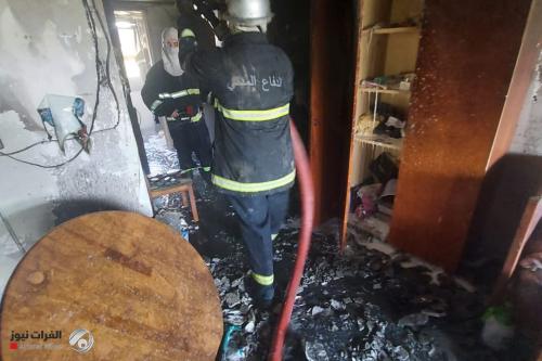 بالصور.. اخماد حريق نشب داخل مدينة الطب في بغداد