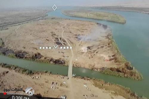 الإعلام الأمني: عمليات سامراء تنفذ عملية تطهير وتفتيش جريرة أم جريش وسط نهر دجلة
